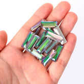 Ghost Light Princess Baguette Shape High Quality Glass Pointed Back Fancy Rhinestones WholesaleRhinestone